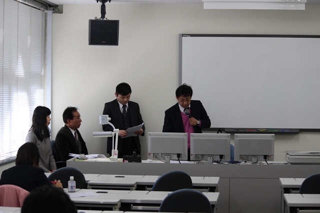 溝端剛先生、上野輝夫先生、半田結生先生、有田伸弘先生